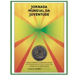 Portugal 2023 Coin Card Moneda 2 € Jornada Mundial de la Juventud Portugal 2023 Coin Card Moneda 2 € Jornada Mundial de la Juventud