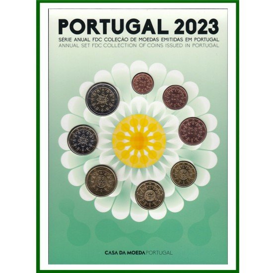 Portugal 2023 Cartera Oficial Monedas € euro Set Cartón Portugal 2023 Cartera Oficial Monedas € euro Set Cartón