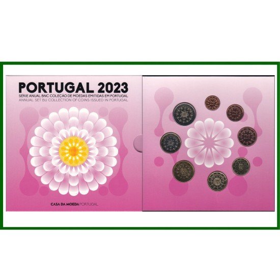 Portugal 2023 Cartera Oficial Monedas € euro Set Portugal 2023 Cartera Oficial Monedas € euro Set