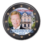 Luxemburgo 2023 2 € euros conmemorativos Color Cámara de Diputados, Constitución
