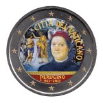 Vaticano 2023 2 € euros conmemorativos Color Perugino