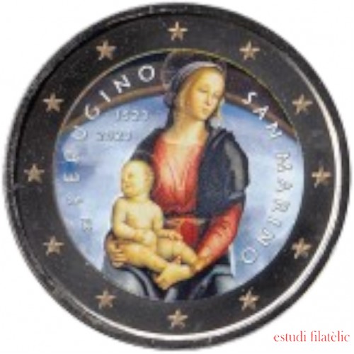 San Marino  2023 2 € euros conmemorativos Color Perugino