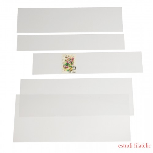 Leuchtturm 366372 HAWID Surtido 200 Tiras, 217 x 26 - 130 mm, fondo transparente Leuchtturm 366372 HAWID Surtido 200 Tiras, 217 x 26 - 130 mm, fondo transparente