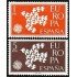 España Spain 1371/72 1961 Europa CEPT MNH