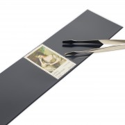 Leuchtturm 366351 HAWID Tiras 217x46 mm, fondo negro / 1046 Leuchtturm 366351 HAWID Tiras 217x46 mm, fondo negro / 1046