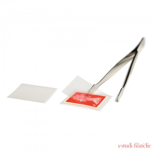 Leuchtturm 318758 HAWID-Estuches 21,5x26 mm, fondo transparente / 7024 Leuchtturm 318758 HAWID-Estuches 21,5x26 mm, fondo transparente / 7024