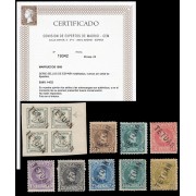Marruecos 1908 14/22 Sellos de España habilitados MNH