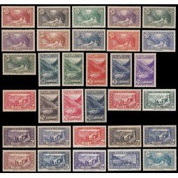 Andorra Francesa 61/92 1937-43 Paisajes MNH Andorra Francesa 61/92 1937-43 Paisajes MNH