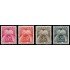 Andorra Francesa Tasas 42/45 1961 Espigas Leyenda Timbre-Taxe MNH