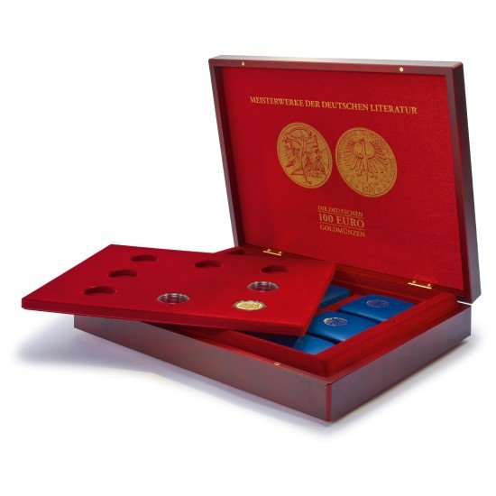 Leuchtturm 367366 VOLTERRA Uno - Estuche para monedas 100 EURO oro Leuchtturm 367366 VOLTERRA Uno - Estuche para monedas 100 EURO oro