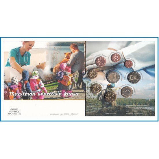 Finlandia 2023 Cartera Oficial Monedas € euros Nación Feliz Finlandia 2023 Cartera Oficial Monedas € euros Nación Feliz