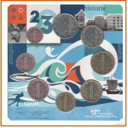 Holanda 2023 Cartera Oficial Monedas € euros Blister Los 4 Elementos - El agua -