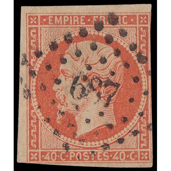 France Francia 16c 1853 Napoleón III Usado France Francia 16c 1853 Napoleón III Usado