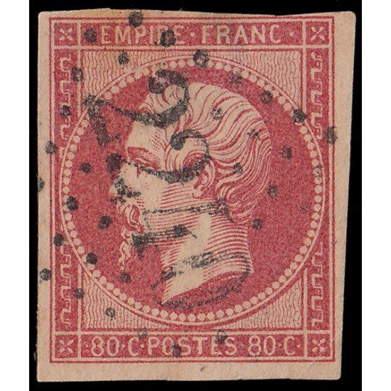 France Francia 17b 1859 Napoleón III Usado France Francia 17b 1859 Napoleón III Usado