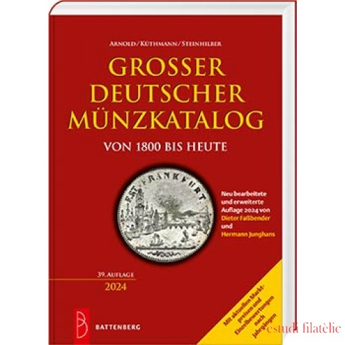 Gran catálogo de monedas alemanas (AKS) desde 1800 hasta hoy
