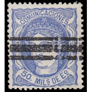 España Spain Barrados 107 1870 Alegoría Comunicaciones