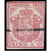 España Spain Barrados 33 1854 Escudo de España