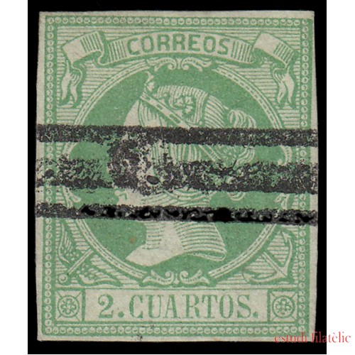 España Spain Barrados 51 1860-61 Isabel II