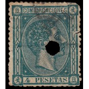España Spain Telégrafos 170T 1875 Usado