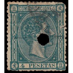 España Spain Telégrafos 170T 1875 Usado España Spain Telégrafos 170T 1875 Usado