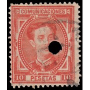 España Spain Telégrafos 182T 1876 Usado