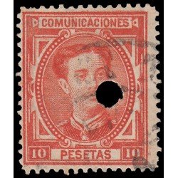 España Spain Telégrafos 182T 1876 Usado España Spain Telégrafos 182T 1876 Usado