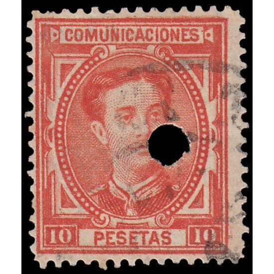 España Spain Telégrafos 182T 1876 Usado España Spain Telégrafos 182T 1876 Usado