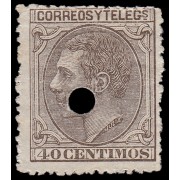 España Spain Telégrafos 205T 1879 MH