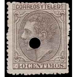 España Spain Telégrafos 205T 1879 MH España Spain Telégrafos 205T 1879 MH