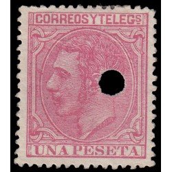 España Spain Telégrafos 207T 1879 MH España Spain Telégrafos 207T 1879 MH