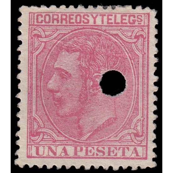 España Spain Telégrafos 207T 1879 MH España Spain Telégrafos 207T 1879 MH
