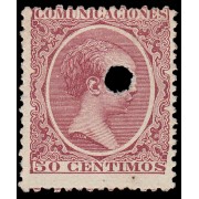 España Spain Telégrafos 224T 1889/99 MH