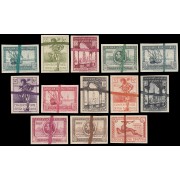 España Spain Variedad 434/47pr 1929 Pro Exposiciones de Sevilla y Barcelona