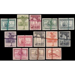 España Spain Variedad 434/47pr 1929 Pro Exposiciones de Sevilla y Barcelona España Spain Variedad 434/47pr 1929 Pro Exposiciones de Sevilla y Barcelona