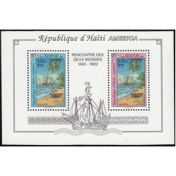 Haití HB 51 Upaep 1992 Descubrimineto de América MNH Haití HB 51 Upaep 1992 Descubrimineto de América MNH