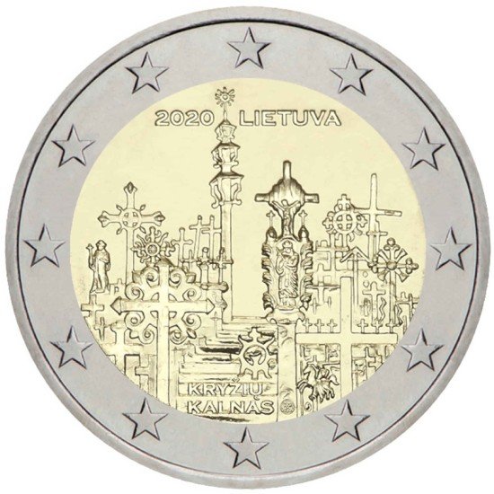 Lituania 2020 2 € euros conmemorativos Colina de las Cruces Lituania 2020 2 € euros conmemorativos Colina de las Cruces
