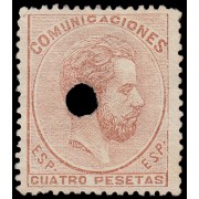 España Spain Telégrafos 128T 1872/73 Comunicaciones 