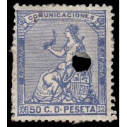 España Spain Telégrafos 137T 1873