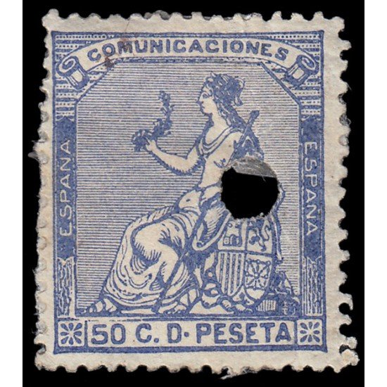 España Spain Telégrafos 137T 1873
