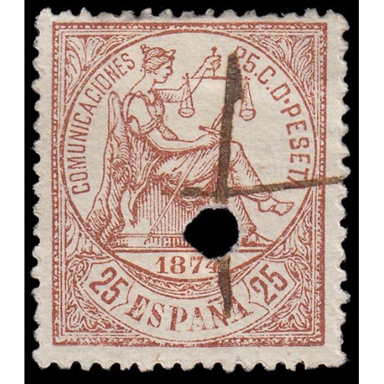 España Spain Telégrafos 147T 1874 España Spain Telégrafos 147T 1874