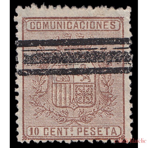 España Spain Barrados 153 1874 Alegoría Comunicaciones 