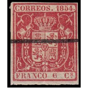 España Spain Barrados 24 1854 Escudo de España