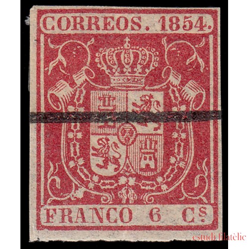 España Spain Barrados 24 1854 Escudo de España