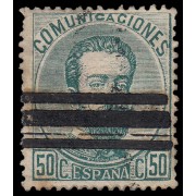 España Spain Barrados 126 1872-73 Reinado de Amadeo I
