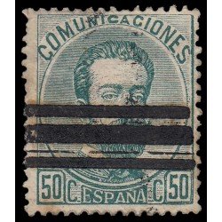 España Spain Barrados 126 1872-73 Reinado de Amadeo I España Spain Barrados 126 1872-73 Reinado de Amadeo I