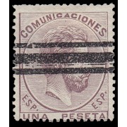 España Spain Barrados 127 1872-73 Reinado de Amadeo I