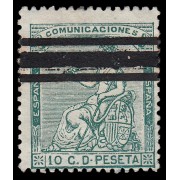 España Spain Barrados 133 1873 Alegoría Comunicaciones 