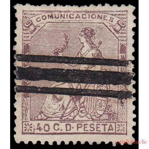 España Spain Barrados 136 1873 Alegoría Comunicaciones 