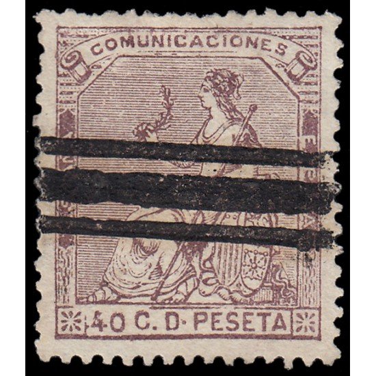 España Spain Barrados 136 1873 Alegoría Comunicaciones España Spain Barrados 136 1873 Alegoría Comunicaciones
