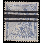 España Spain Barrados 137 1873 Alegoría Comunicaciones 